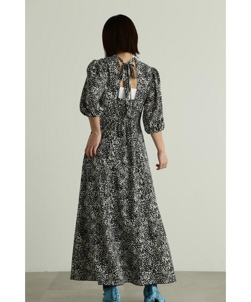 「JILL STUART」 7分袖ワンピース 4 ネイビー レディースの画像