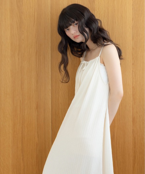 REMOON ワンピース シャーリングキャミワンピース : ZOZOTOWN Yahoo!店
