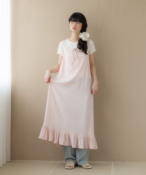 REMOON ワンピース シャーリングキャミワンピース : ZOZOTOWN Yahoo!店