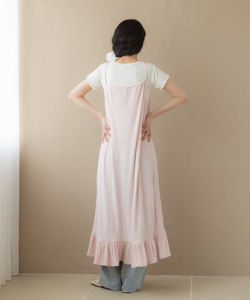 REMOON ワンピース シャーリングキャミワンピース : ZOZOTOWN Yahoo!店