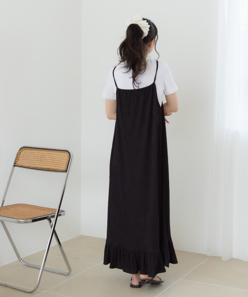 REMOON ワンピース シャーリングキャミワンピース : ZOZOTOWN Yahoo!店