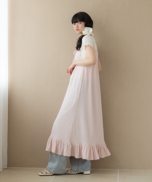 REMOON ワンピース シャーリングキャミワンピース : ZOZOTOWN Yahoo!店