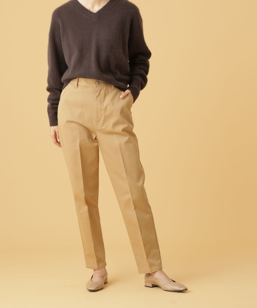 「NANO universe」 チノパンツ X-LARGE ベージュ レディース_画像2