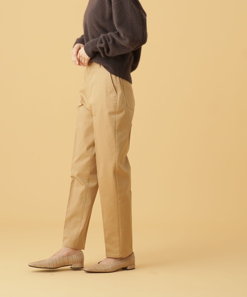 「NANO universe」 チノパンツ X-LARGE ベージュ レディース_画像3
