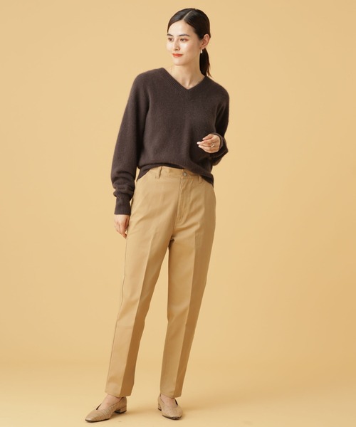 「NANO universe」 チノパンツ X-LARGE ベージュ レディース_画像5
