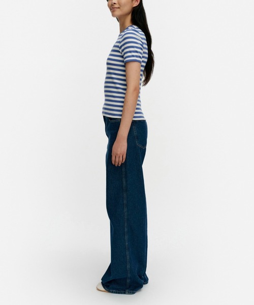 marimekko（マリメッコ） tシャツ 「kioski」 Kukkea Tasaraita Unikko