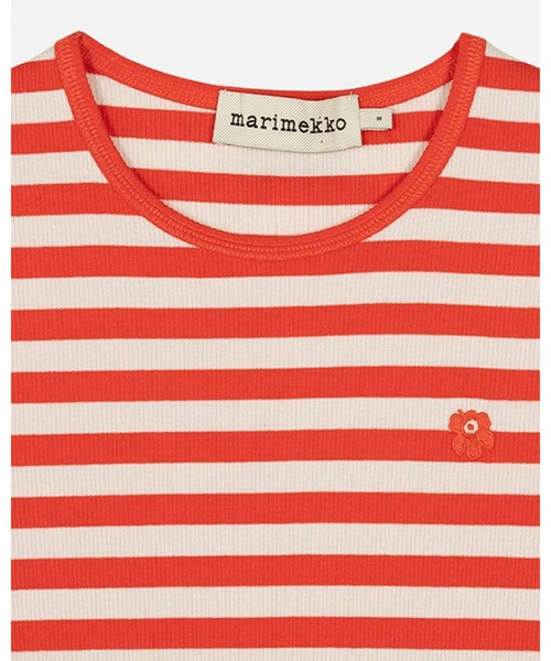 marimekko（マリメッコ） tシャツ 「kioski」 Kukkea Tasaraita Unikko
