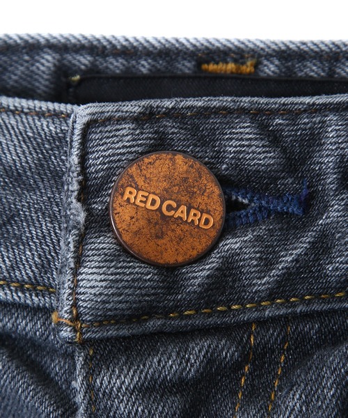 「RED CARD TOKYO」 デニムパンツ 23inch グレー レディース_画像2