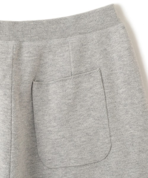 パンツ ダブルフェイスニットハーフパンツ レディース_22