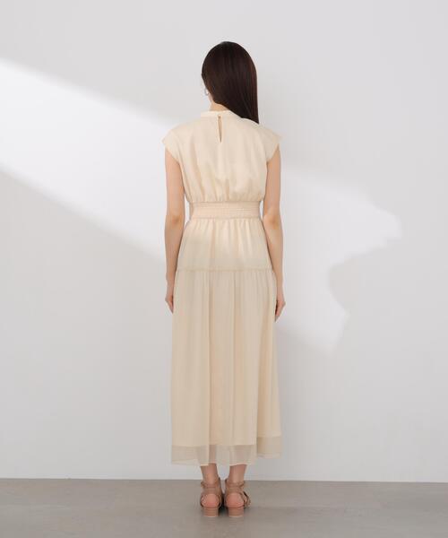 プロポーションボディドレッシング♡シフォン抑揚プリーツワンピース　シャーリング プロポーションボディドレッシング♡シフォン抑揚プリーツワンピース