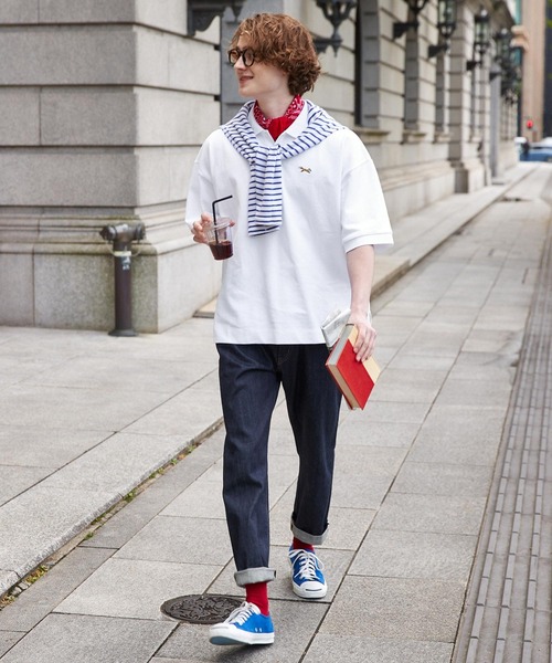 「PENNEYS」 半袖ポロシャツ L ネイビー メンズ_画像8