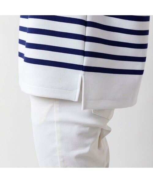 「LACOSTE」 長袖カットソー 40 ネイビー レディース_画像7