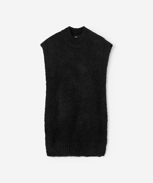 「Bshop」 「eunoia」ニットベスト F ブラック レディース_画像6