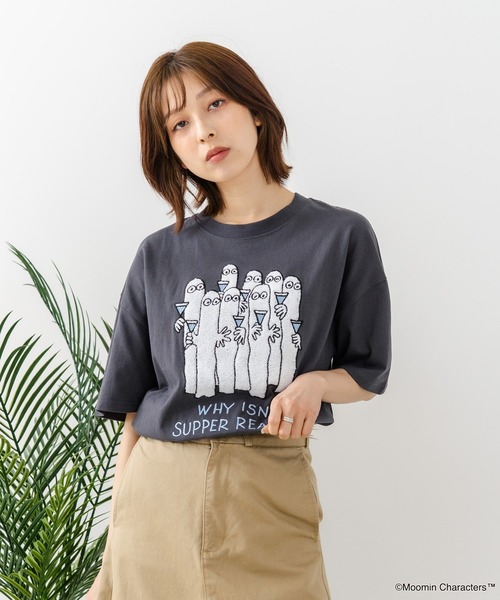 MOOMIN（ムーミン） スマホショルダー tシャツ 「綿100%のしっかりした