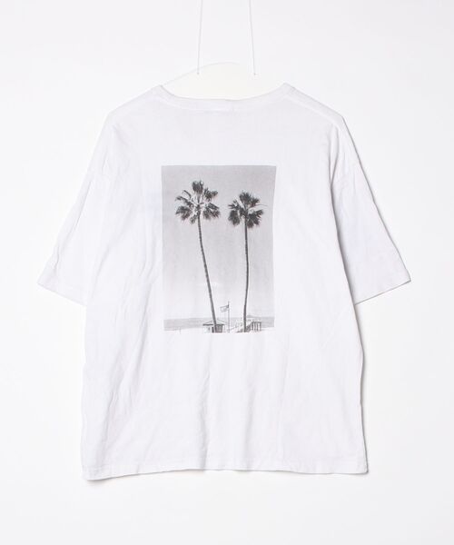 「roial」 ワンポイント半袖Tシャツ M ホワイト メンズ_画像2