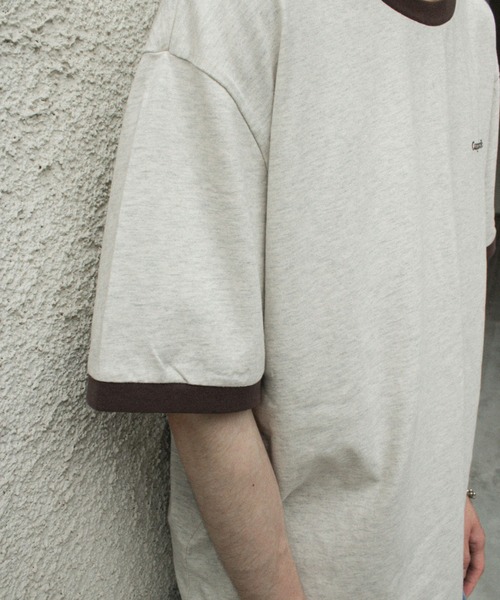 「CAMPHOR WOOD」 半袖Tシャツ LARGE 杢グレー メンズ_画像7