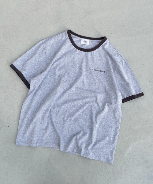 「CAMPHOR WOOD」 半袖Tシャツ LARGE 杢グレー メンズ_画像8
