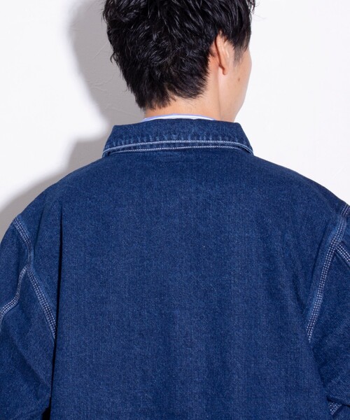 「GLOSTER」 デニムジャケット M インディゴブルー メンズ_画像5