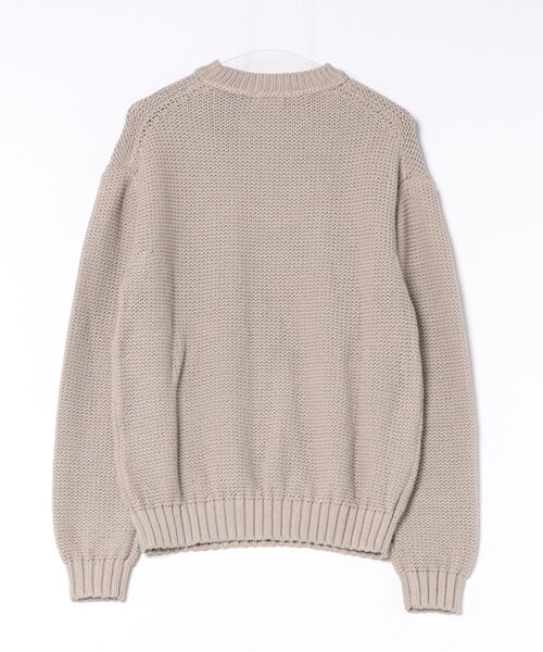 セーター ニット COTTON LOW GAUGE CREWNECK KNIT メンズの画像
