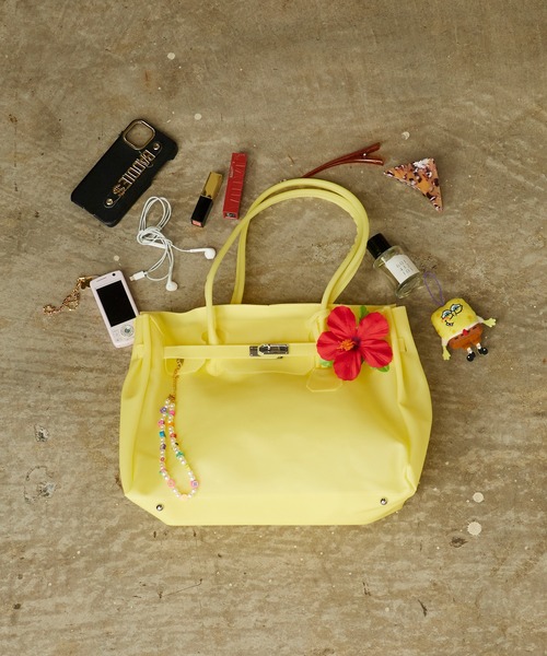 Chick トートバッグ Jelly bag / ジェリーバッグ ハンドバッグ 雨の日
