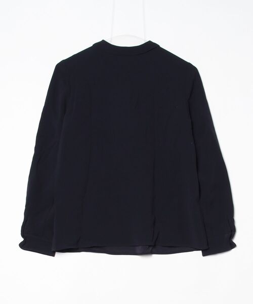 「Demi-Luxe BEAMS」 長袖ブラウス 38 ネイビー レディース_画像2