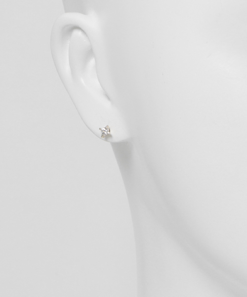 e.m.（イーエム） ピアス 両耳セットジルコニアピアス（S）オフィス