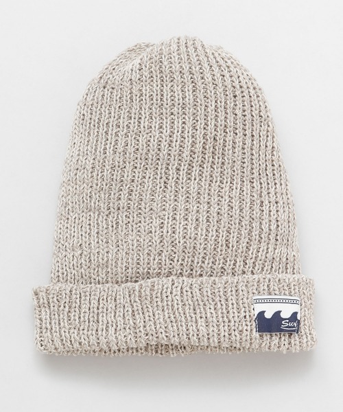 ニット帽 ニットキャップ 「HIKA」花柄カギ編みニットHAT レディース