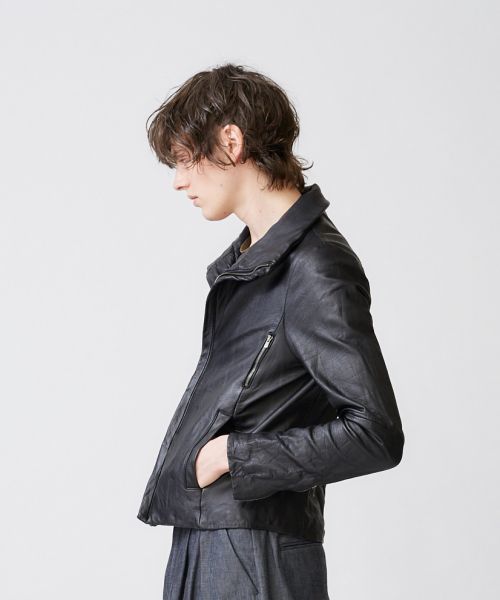 革ジャン ライダース SOLUMN LEATHER BLOUSON TYPE-2 メンズの画像