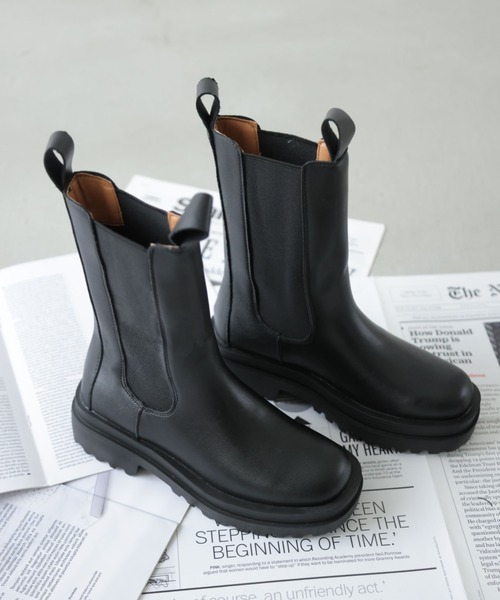 SUGAR BISKET（シュガービスケット） ブーツ サイドゴアロングブーツ