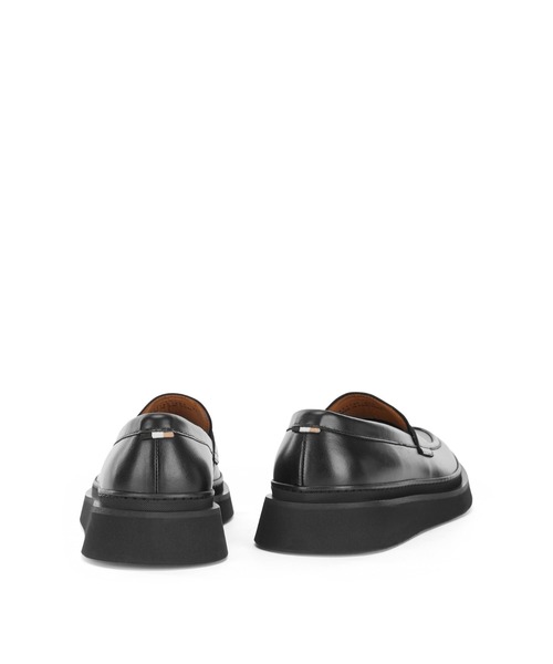 ローファー ペニートリム ローファー ポリッシュレザー ローファー ペニートリム