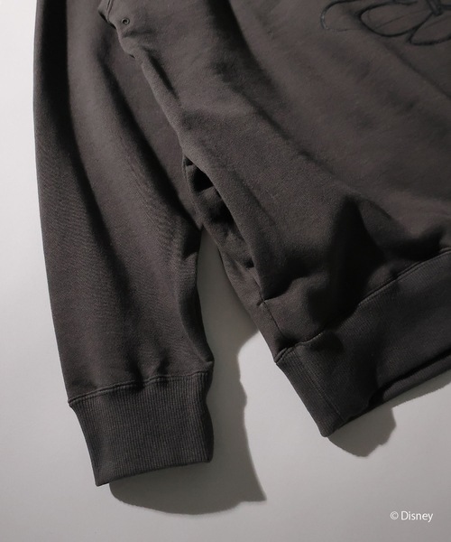 ミッキー　DRAWING OS PULLOVER SWEATSHIRT Mickey Mouse Colored Pencil Sketch Navy Colorway Fleece Sweater