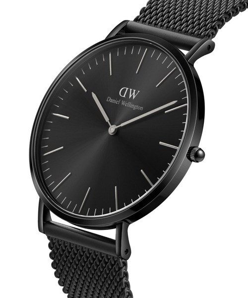 Daniel Wellington 腕時計 Classic Mesh Arctic/Onyx Sliver