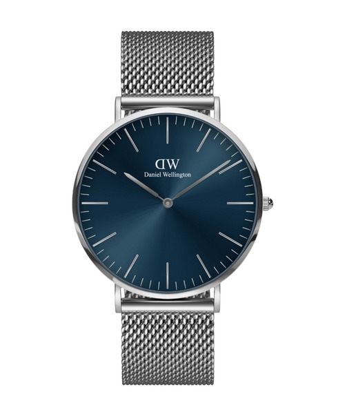 Daniel Wellington 腕時計 Classic Mesh Arctic/Onyx Sliver