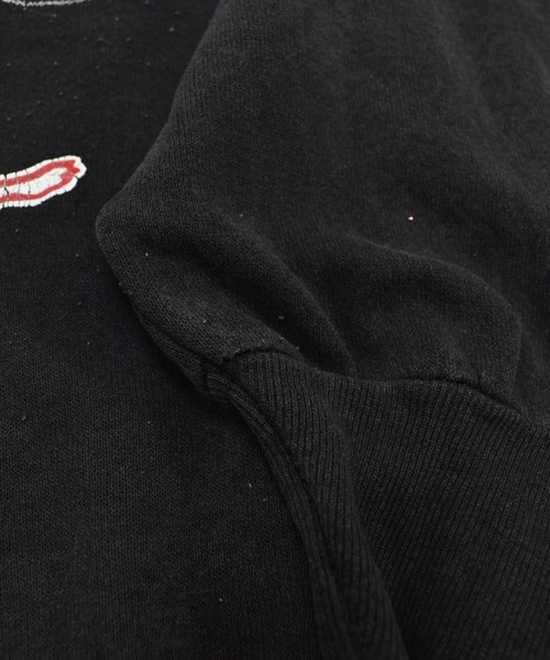 ヴィンテージスウェット　古着　アメリカ トレーナー スウェット 「72」ダメージ加工 ヴィンテージ 裏毛