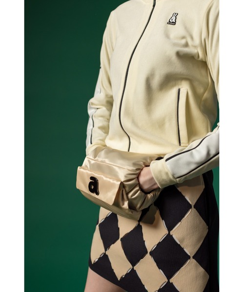 archivio チェック柄 ニットスカート38 archivio（アルチビオ） スカート 「LADIES」カットアウトブロック