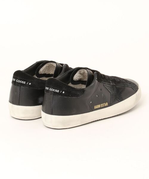 スニーカー SUPER-STAR NAPPA LEATHER UPPER SUEDE STAR AND HEEL メンズの画像