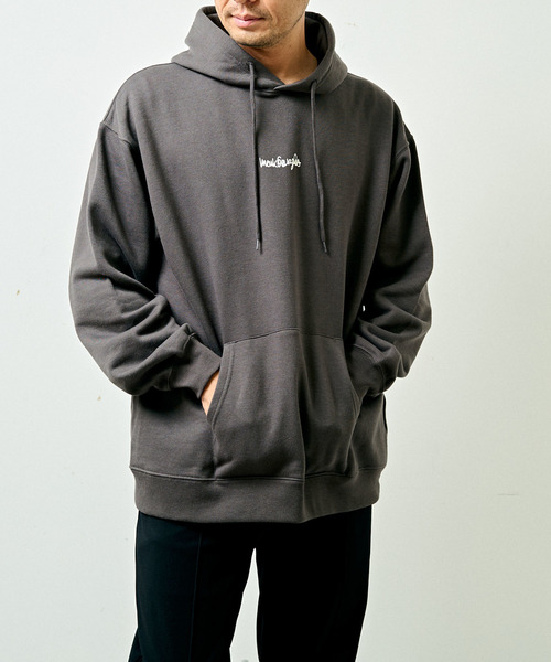 MEN'S MELROSE パーカー 「別注」MARK GONZALES×MASTER FRAMEフーディ