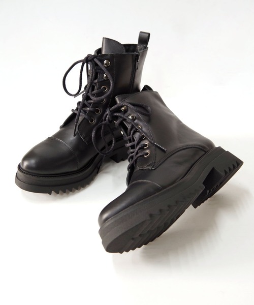 PUPE（プーペ） ブーツ / レースアップ ショートブーツ 231435