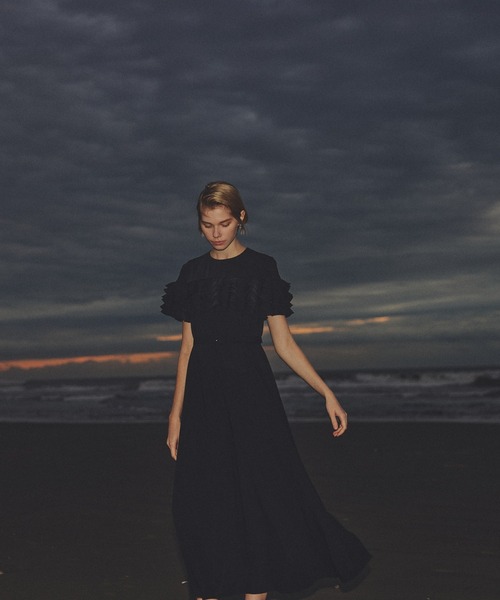 LOULOU WILLOUGHBY ワンピース 「LOULOU WILLOUGHBY」ラッフル