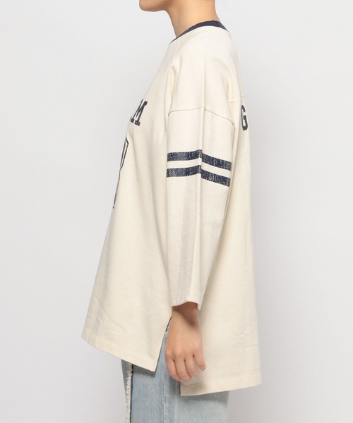 LOWRYS FARM tシャツ ナンバリングTシャツ 107459 レディース