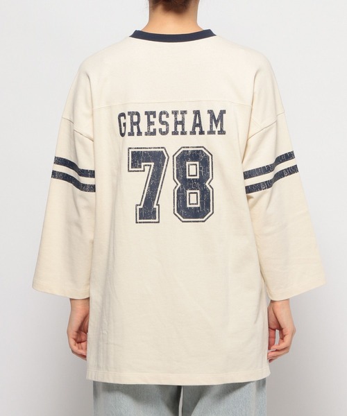LOWRYS FARM tシャツ ナンバリングTシャツ 107459 レディース