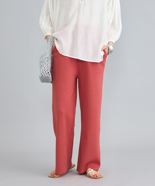 coen（コーエン） パンツ ワイドリブイージーパンツ レディース