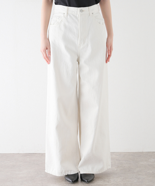 FRAMeWORK（フレームワーク） パンツ 5PKT ワイドパンツ レディース  