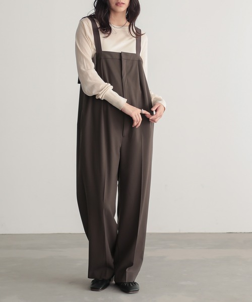 for/c（フォーシー） サロペット オーバーオール 「低身長/高身長向け