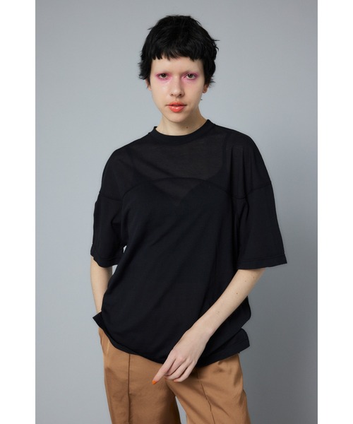HeRIN.CYE ジャケット テーラードジャケット Sheer half sleeve Tshirt