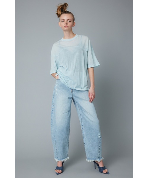 HeRIN.CYE ジャケット テーラードジャケット Sheer half sleeve Tshirt