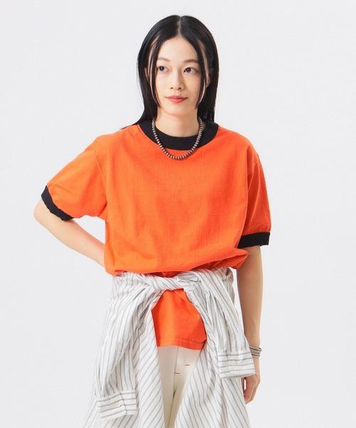 tシャツ 「別注」Goodwear / Short Sleeve Ringer Tee レディース