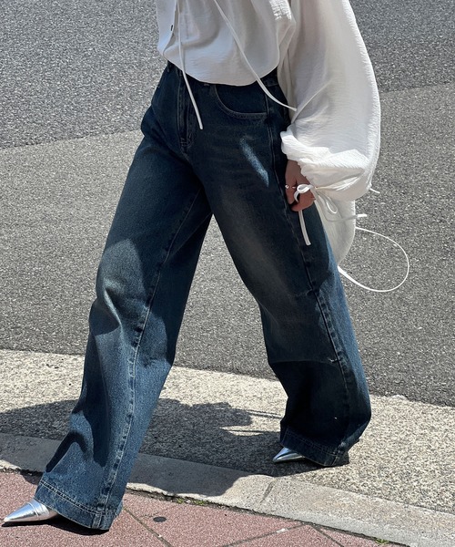 chuclla（チュクラ） ワイドパンツ ジーンズ デニム デニムパンツ