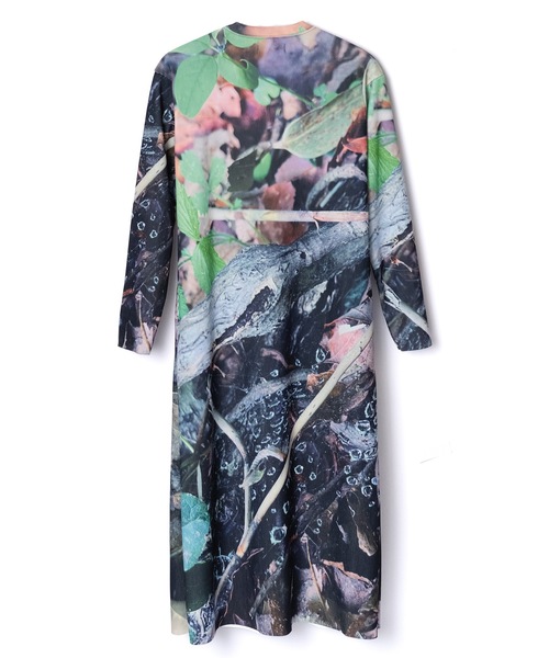 NON TOKYO ワンピース PRINT RIB LONG SLEEVE ONE-PIECE