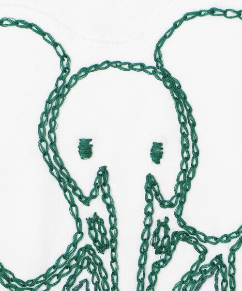 tシャツ CABaN ドライスビンコットン ELEPHANTエンブロイダリー Tシャツ メンズ | CABaN | 12